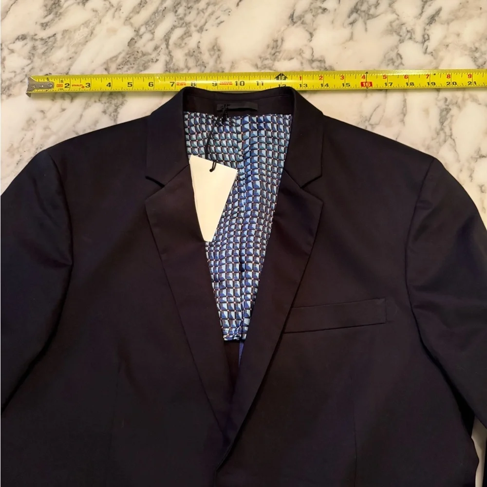 NWT PS Paul Smith Black Blazer 40 US/50 EU | Slim Fit Cotton Jacket MSRP $629